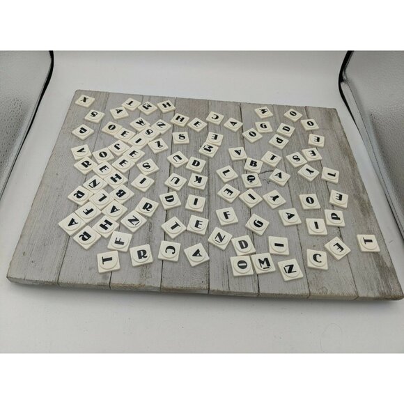1985 Last Word Board Game Replacement Playing Tile Pieces Only Letters - Picture 1 of 5